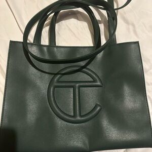 Telfar Dark Green Tote Bag